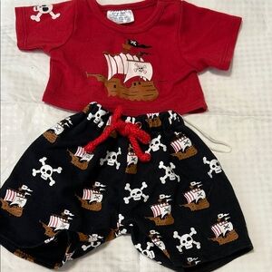 Red Pirate Ship BUILD A BEAR OUTFIT FROM 2005ish